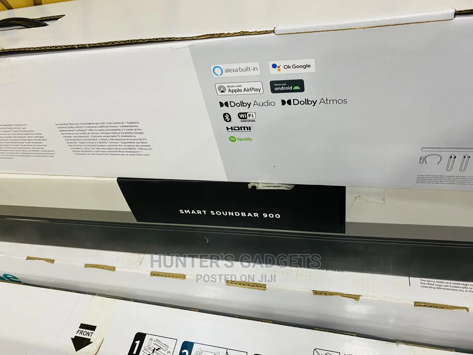 Bose 900 Sound Bar With Bose 700 Bass Modules