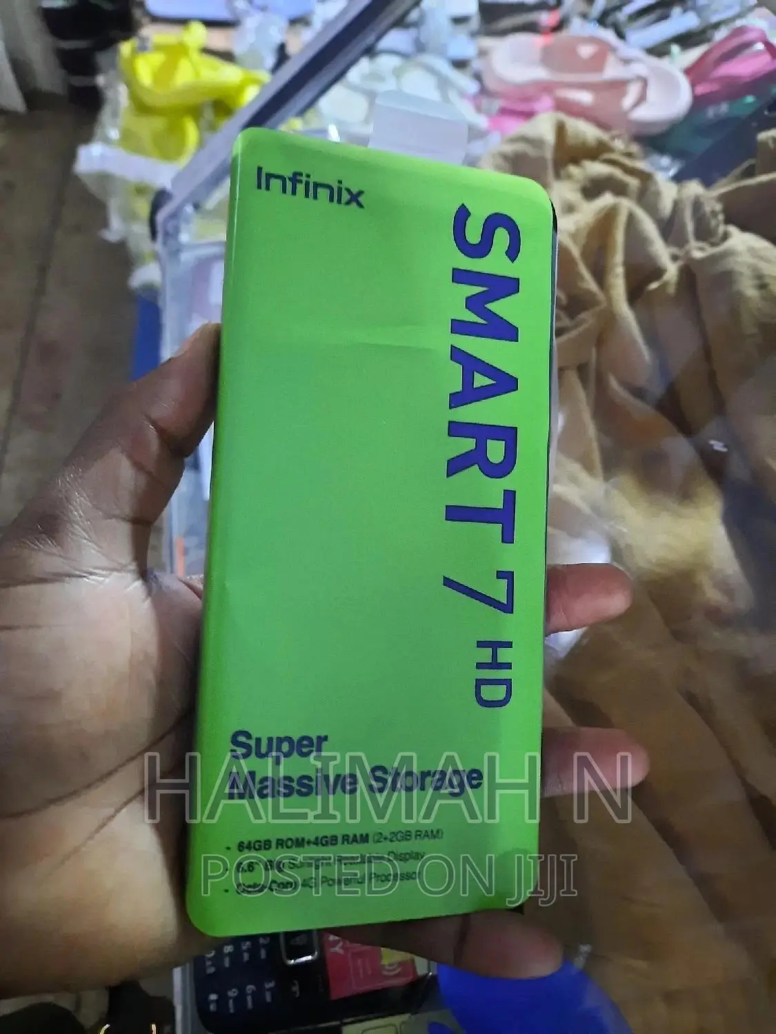 New Infinix Smart 7 HD 64 GB Blue