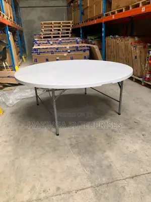 1.8metrs Round Conference Restaurant Foldable Plastic Table