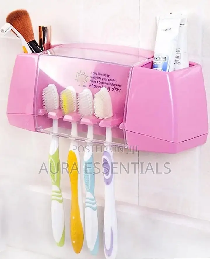 Plastic Toothpaste Toothbrush Holder