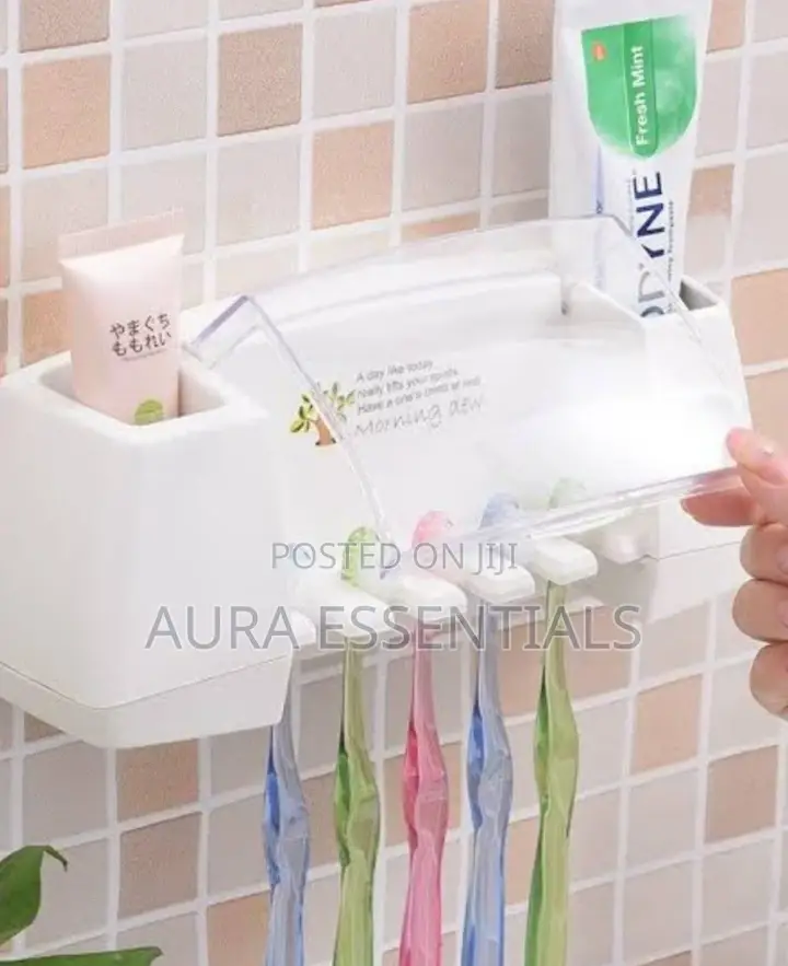 Plastic Toothpaste Toothbrush Holder