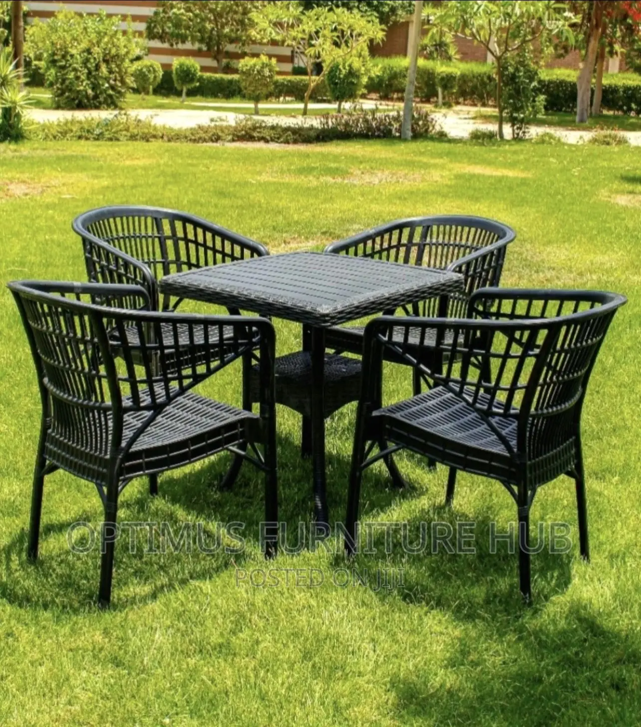 Black Outdoor Set