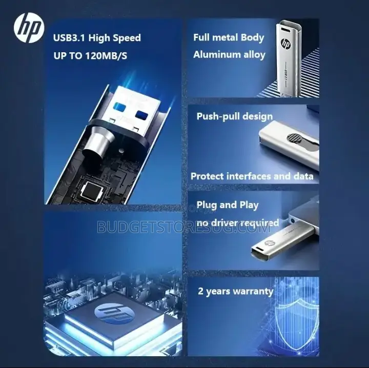 Metal HD Flash 128gb Drive