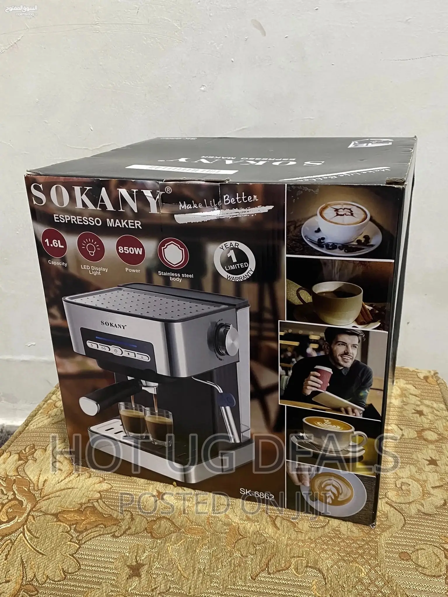 SOKANY SK-6862 20bar Multi-Function Espresso Coffee Maker