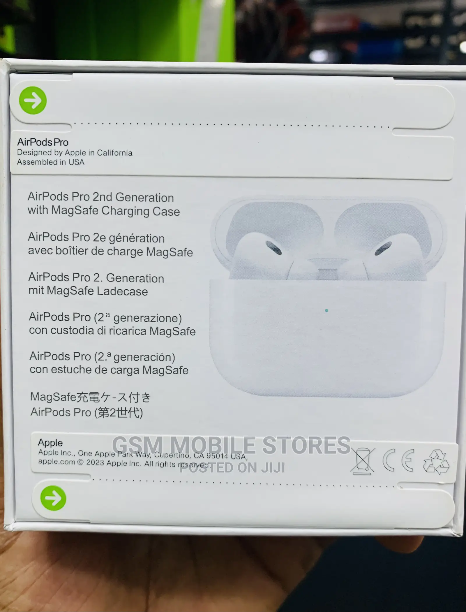 Airpods Pro 2nd GEN Up to 2X More Active Noise Cancelling