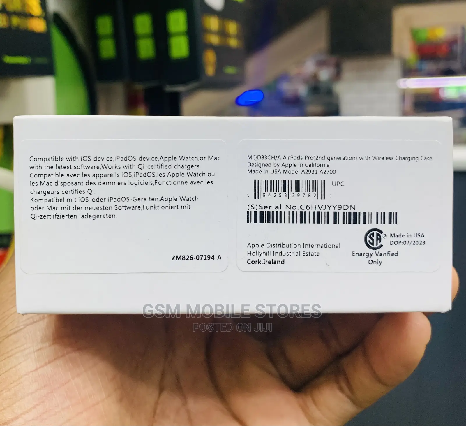 Airpods Pro 2nd GEN Up to 2X More Active Noise Cancelling