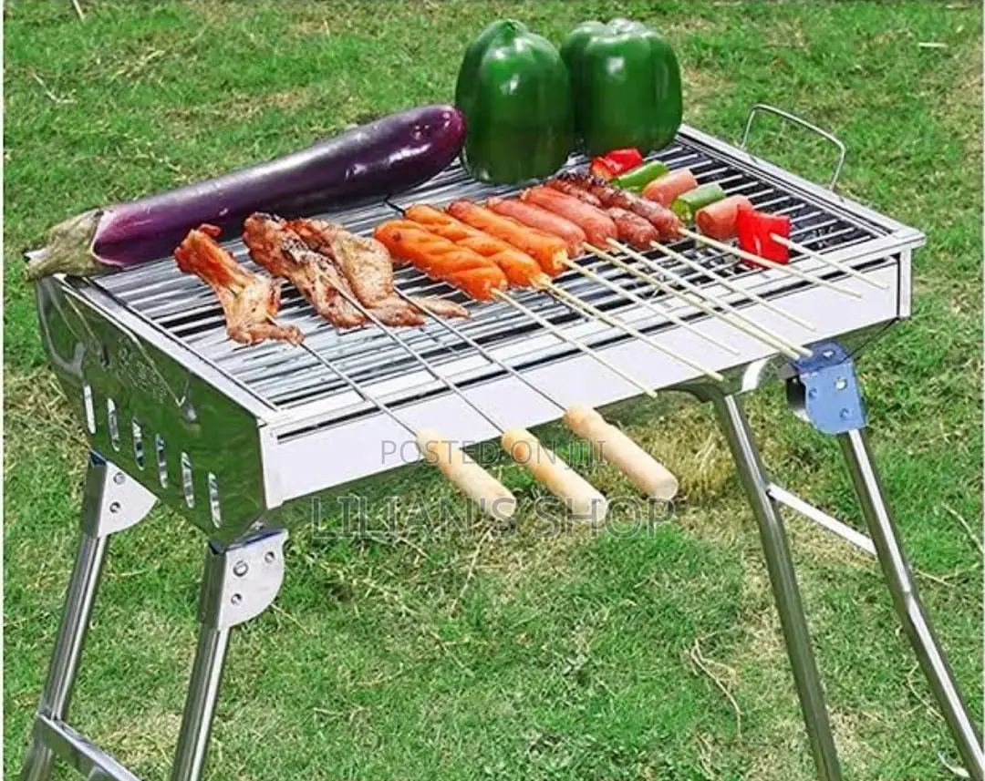 Stainless Steel Charcoal Barbecue Grill Smoker