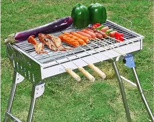 Stainless Steel Charcoal Barbecue Grill Smoker