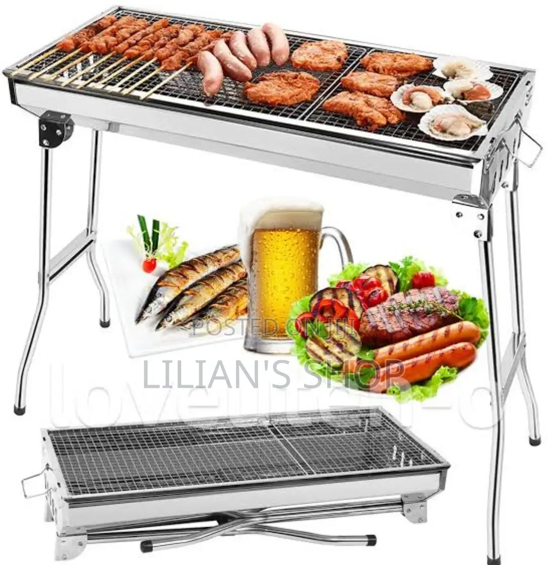 Stainless Steel Charcoal Barbecue Grill Smoker