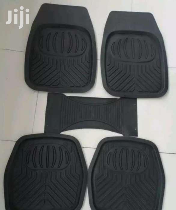 Car Carpets in Beige. Grey and Black
