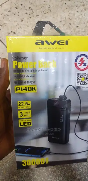 Awei USB Power Bank 30000 Mah