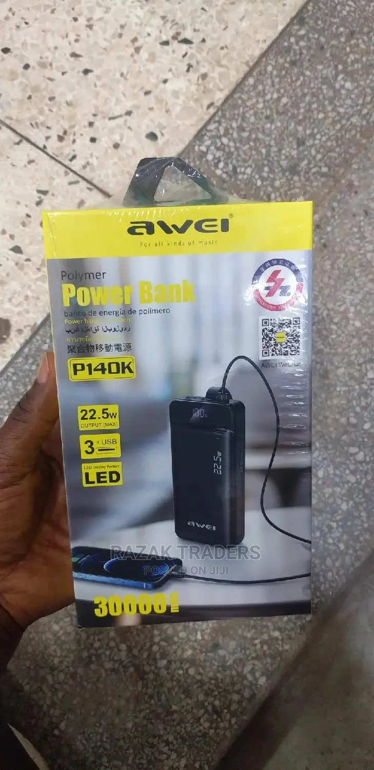 Awei USB Power Bank 30000 Mah