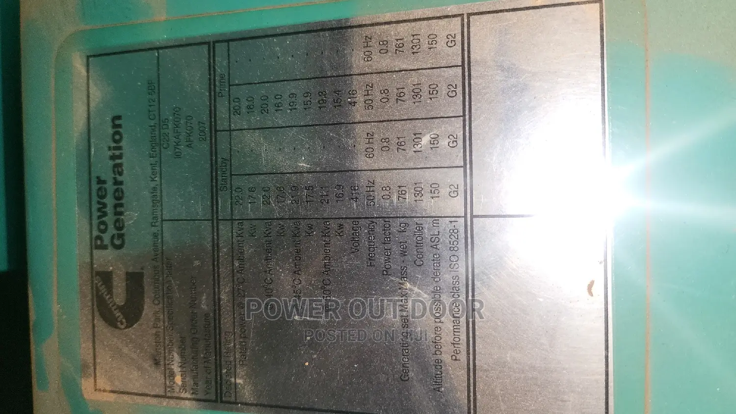 Cummins 20 Kva Generator Super Silent