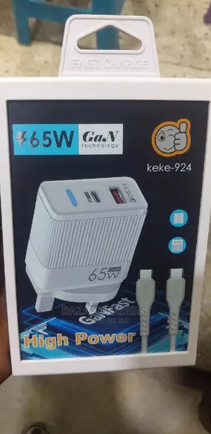 65W Charger Quick Charge Fast Phone Wall Charger Adapter
