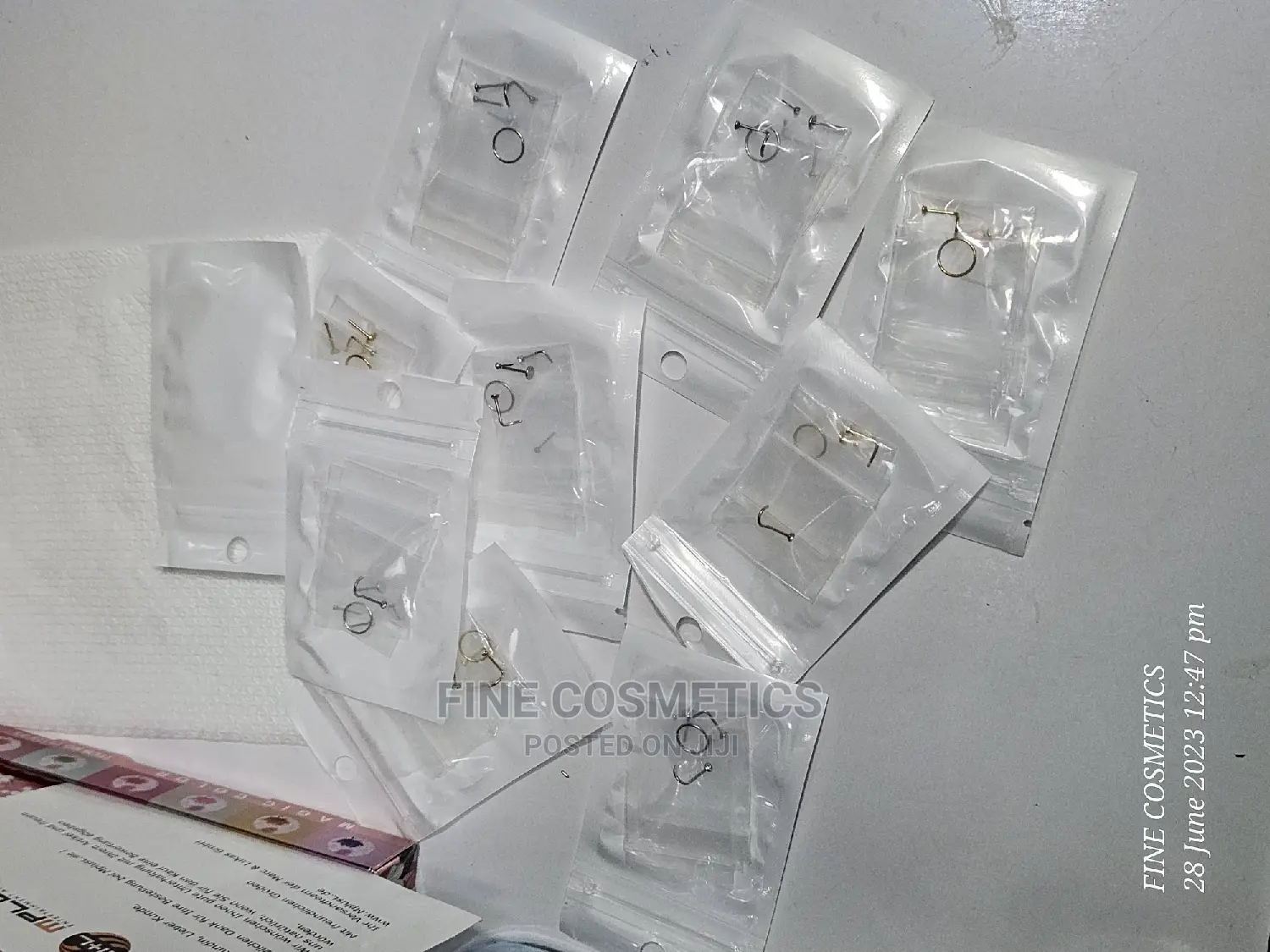 5pcs Nose Pin Pack Quality Nose Stud Nosering Nostril Jewelr