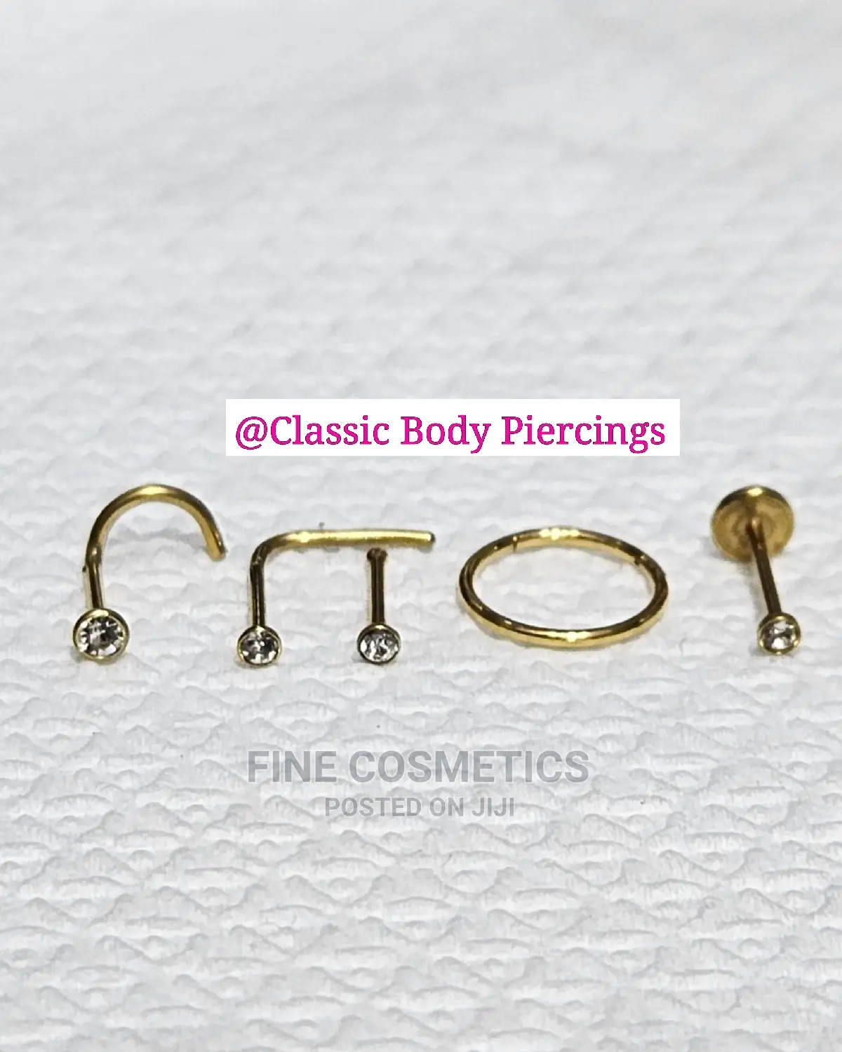 5pcs Nose Pin Pack Quality Nose Stud Nosering Nostril Jewelr