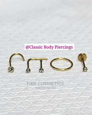 5pcs Nose Pin Pack Quality Nose Stud Nosering Nostril Jewelr
