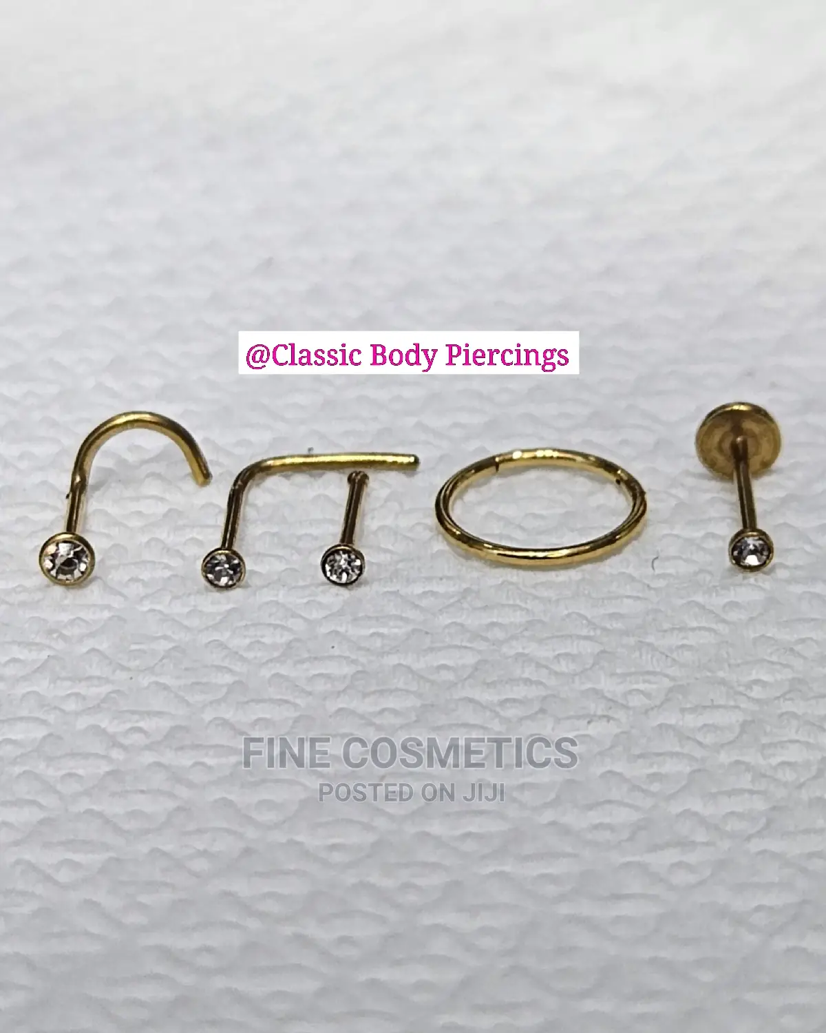 5pcs Nose Pin Pack Quality Nose Stud Nosering Nostril Jewelr