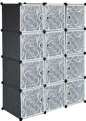 3 Column Plastic Wardrobe
