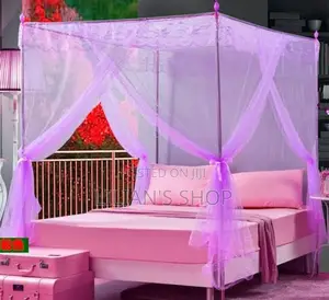 High Quality 4 Stands Mosquito Net With Strong Poles