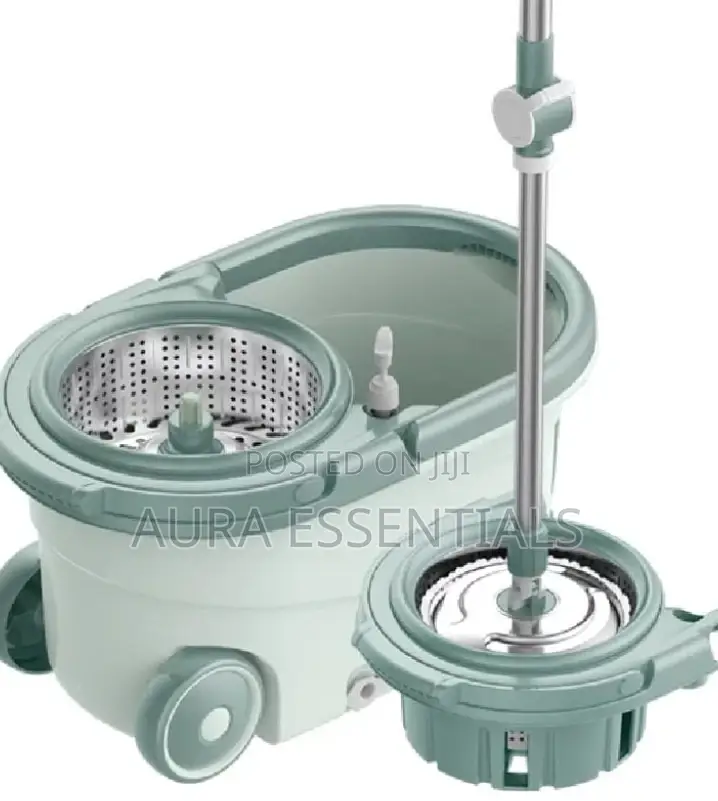 Spin Mopper Bucket Set With Wheels