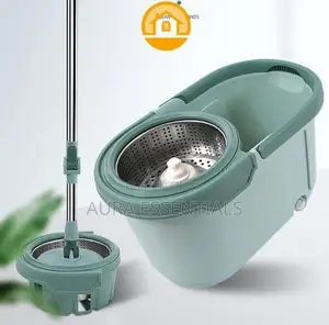 Spin Mopper Bucket Set With Wheels