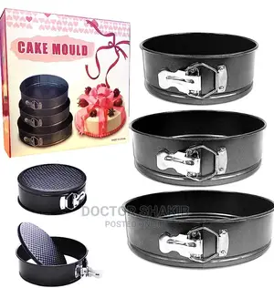 3pc Round Cake Mould