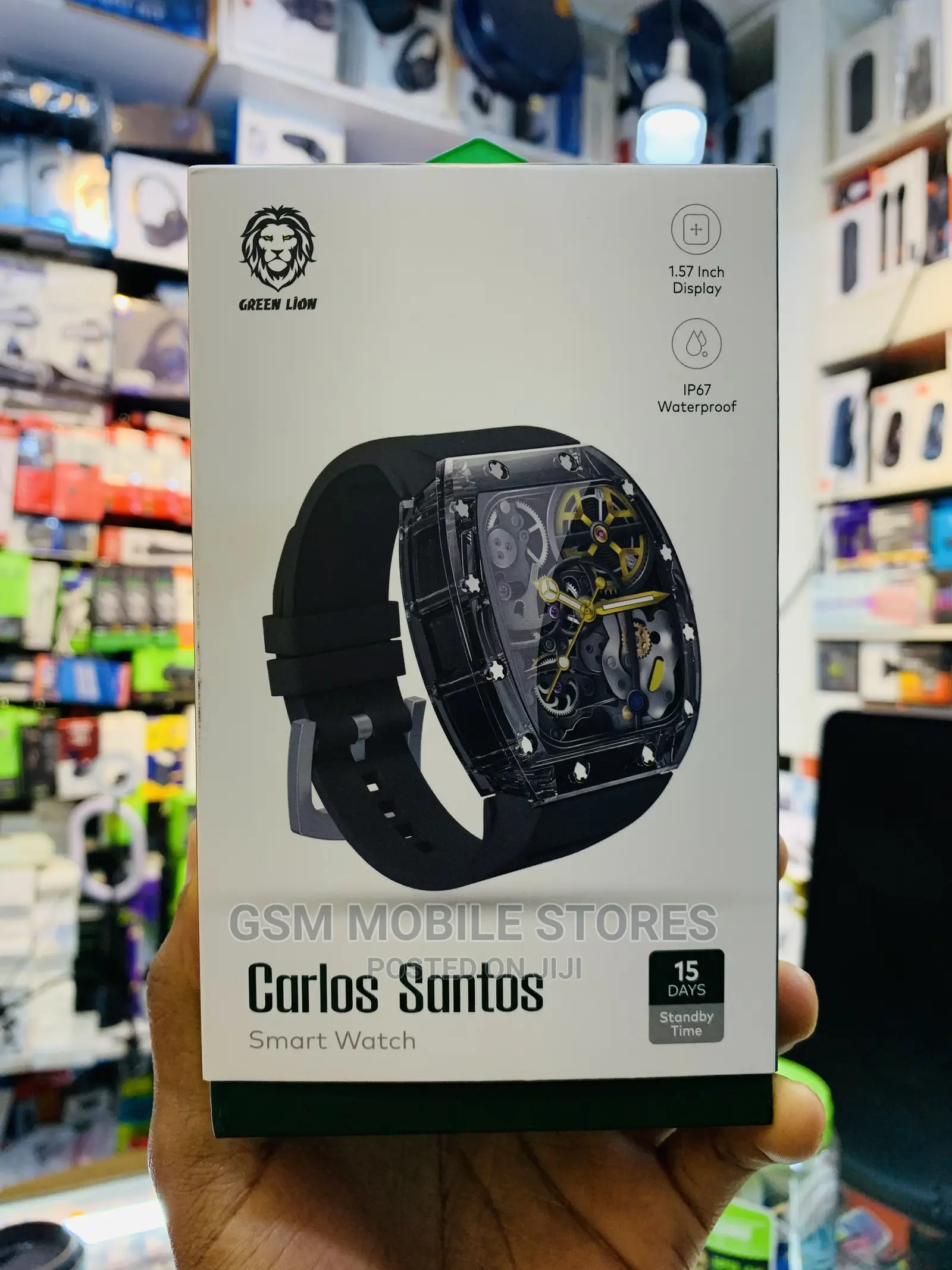 Green Lion Carlos Santos Smartwatch 15 Days Battery
