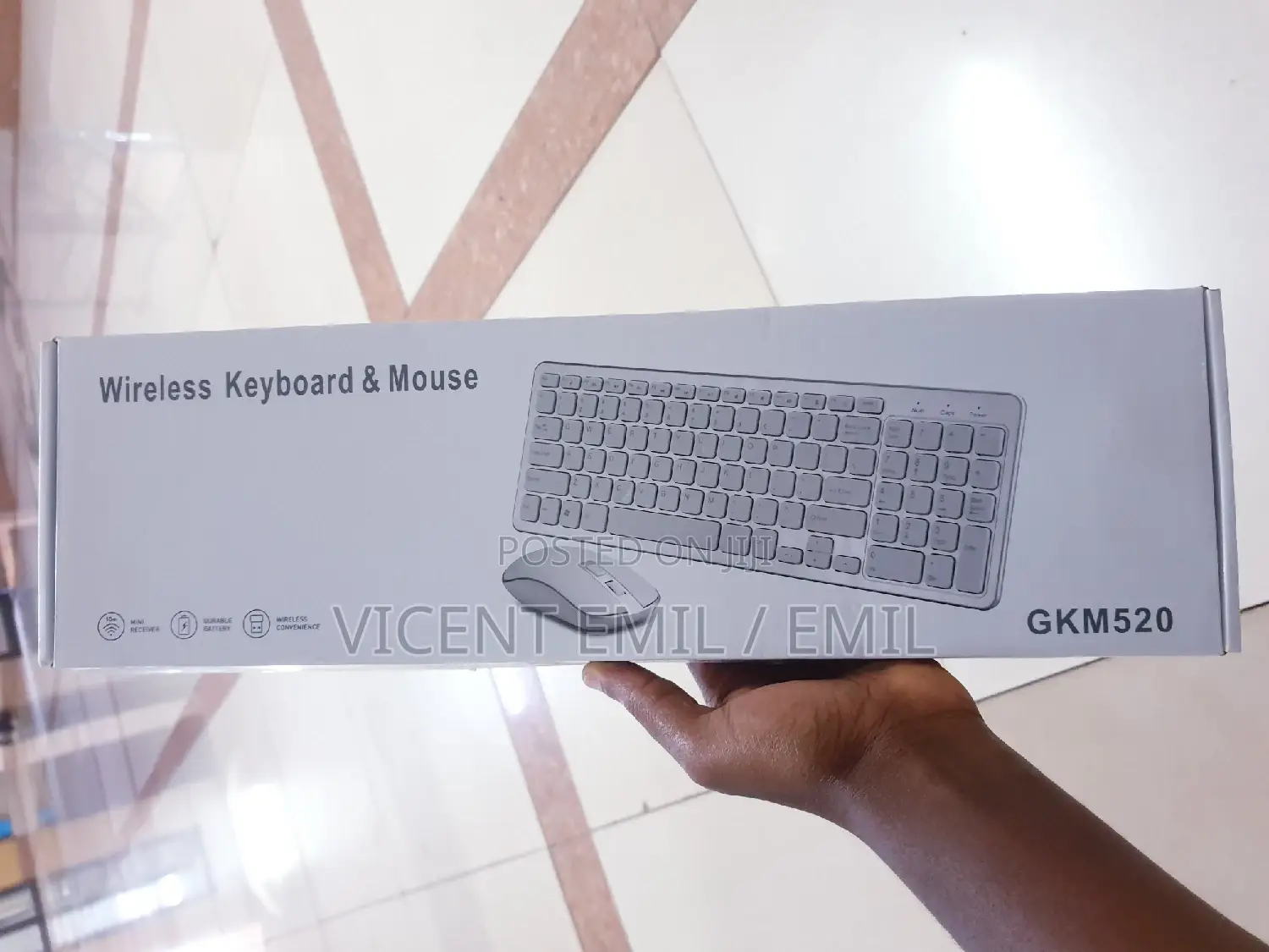 Wireless Keyboard With A Mouse 1