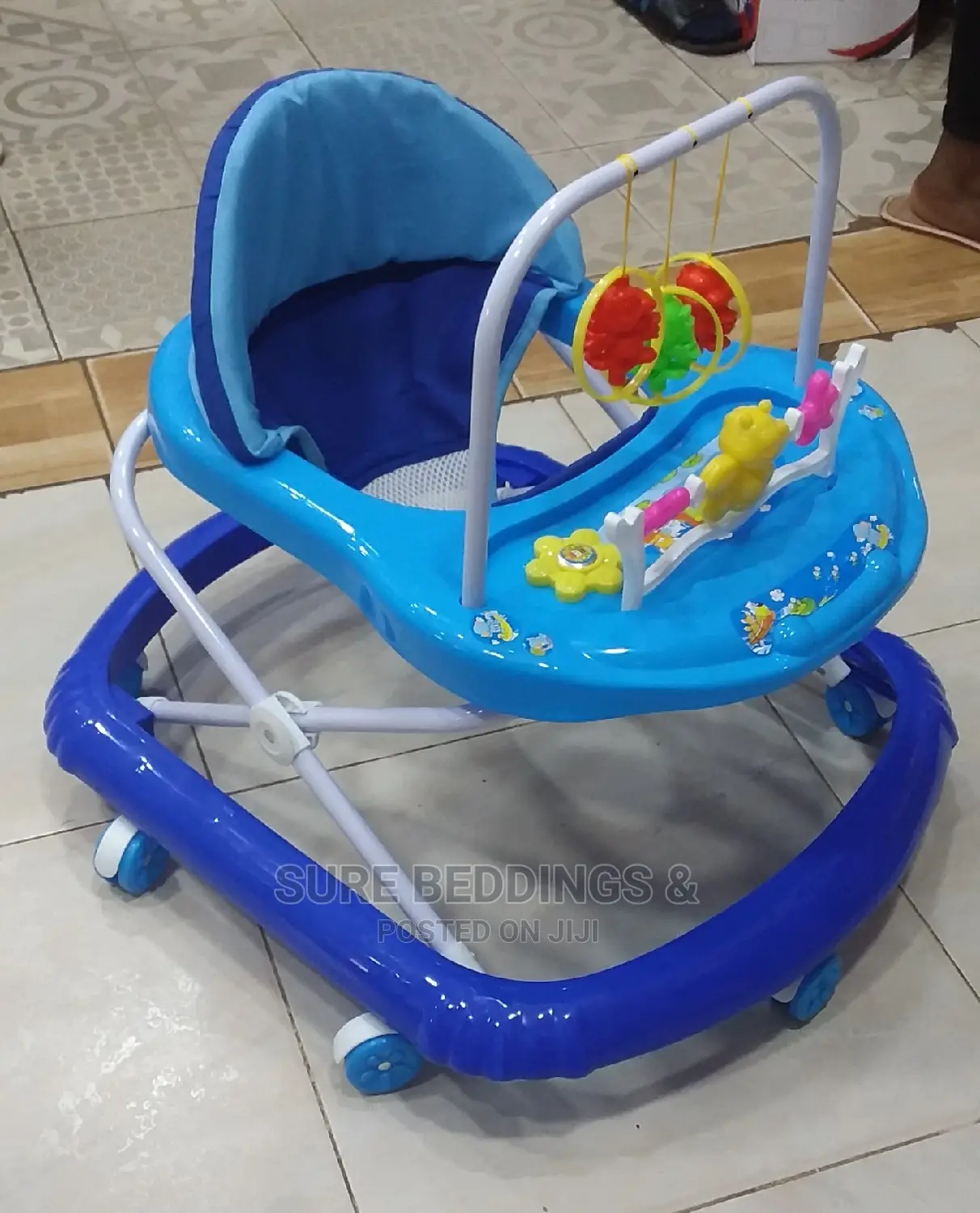 Blue Simple Baby Walker