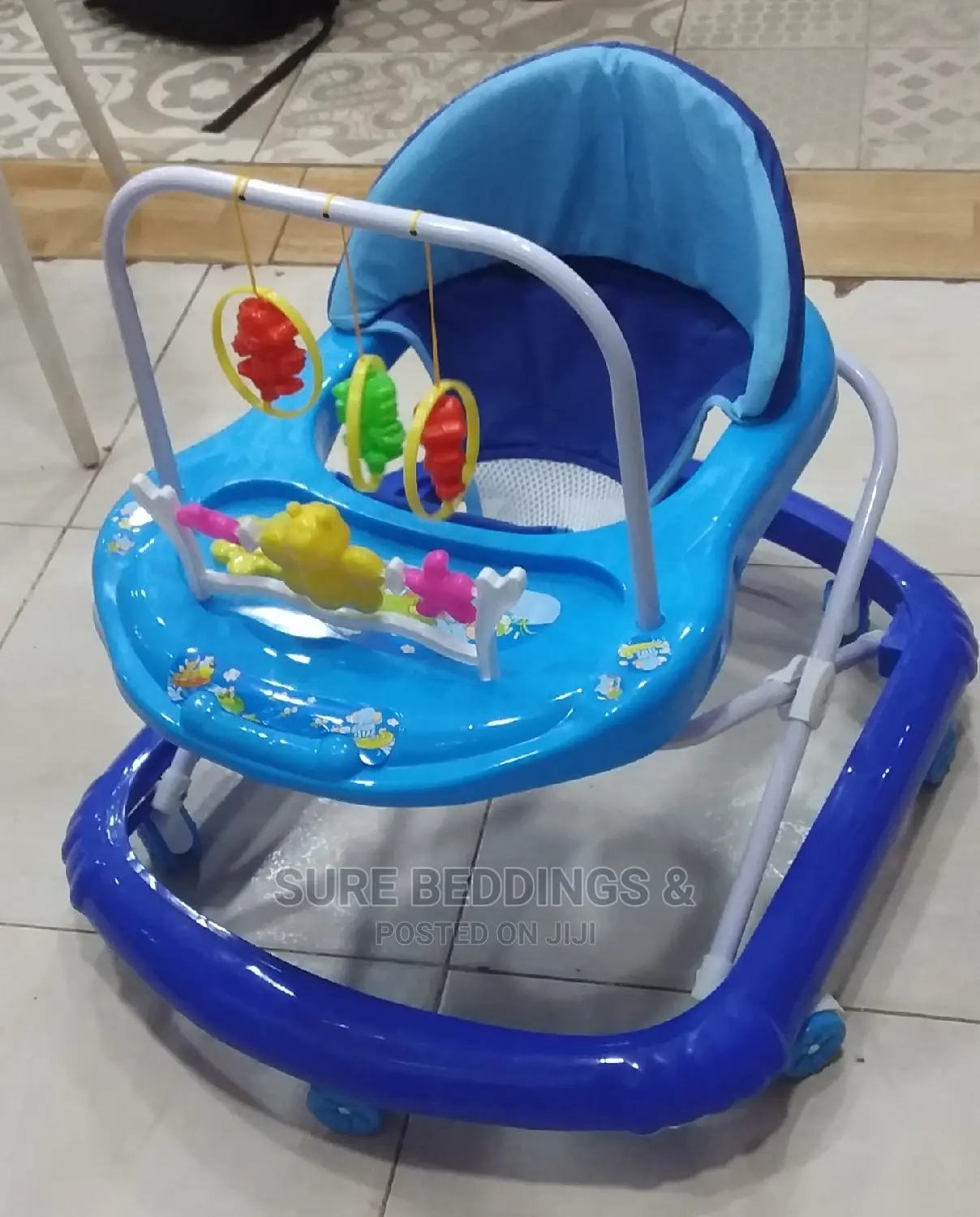 Blue Simple Baby Walker
