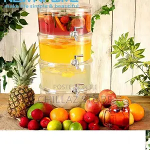 Acrylic 3 Tier Water, Juice Dispenser.