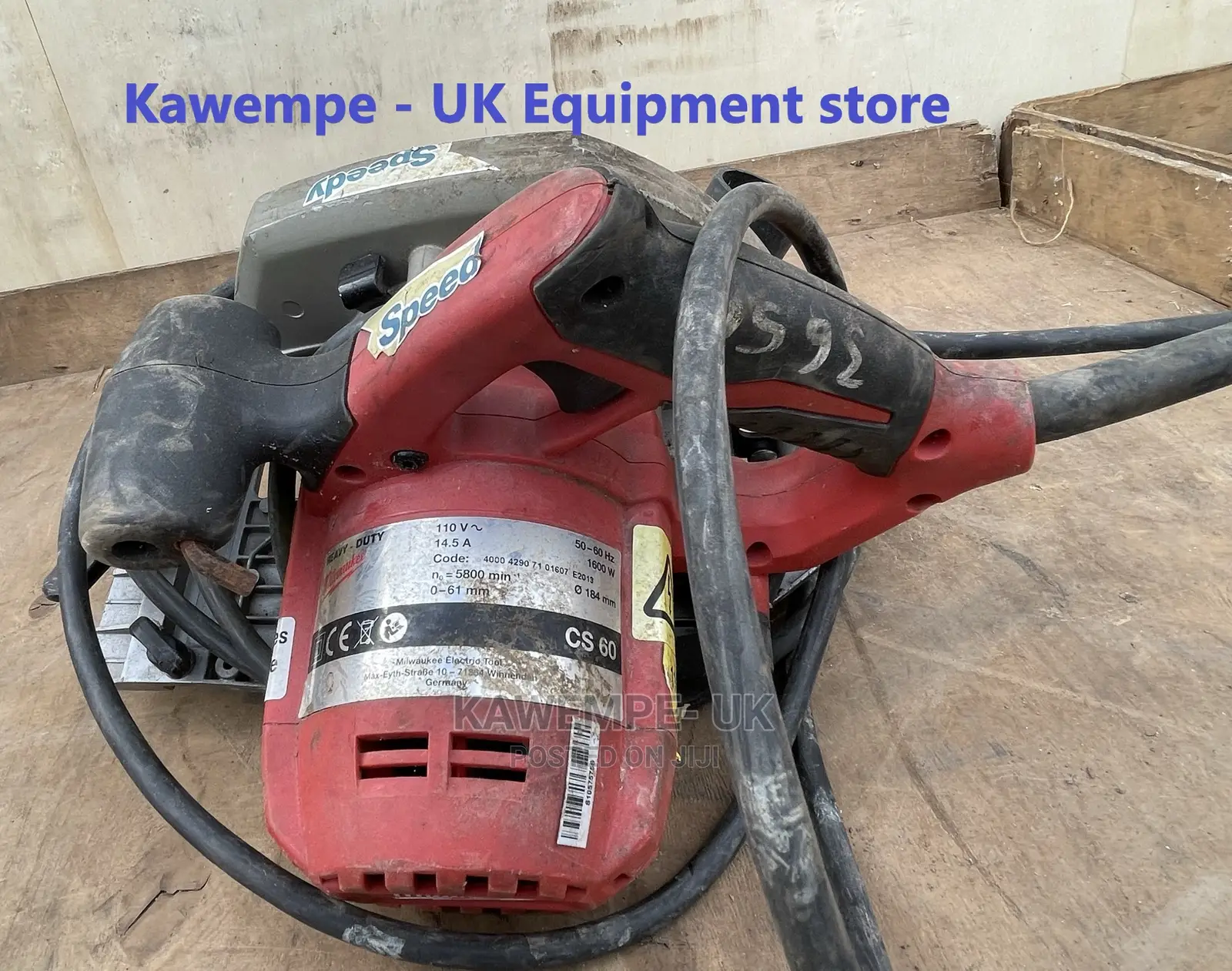 Milwaukee Circular Saw 110 v (UK Heavy Duty Grade Model)