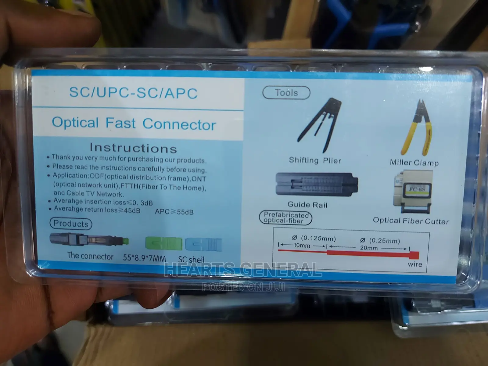 Fiber Optic Fast Connector SC/UPC Single Mode