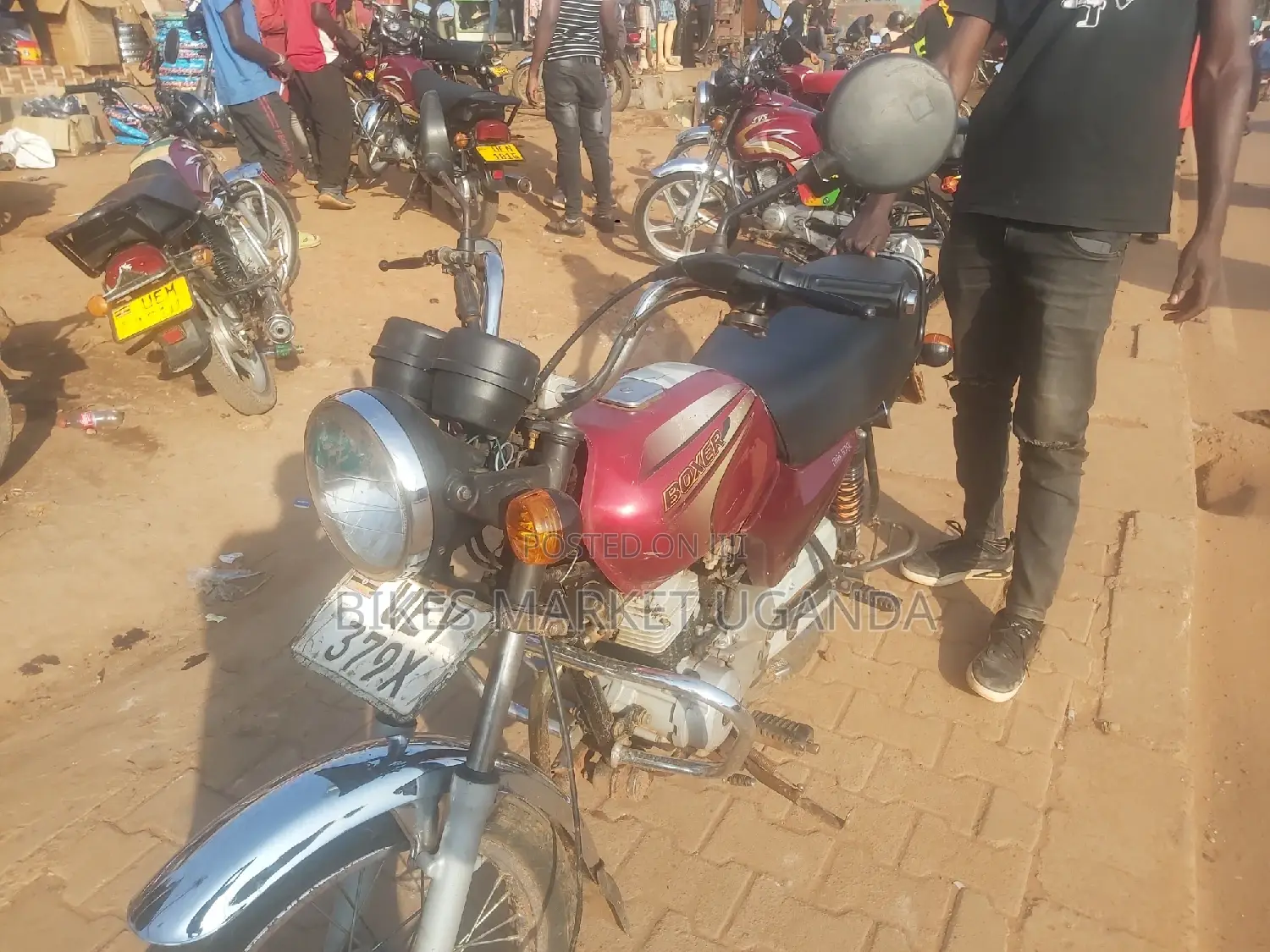 Bajaj Boxer 100 2018 Red