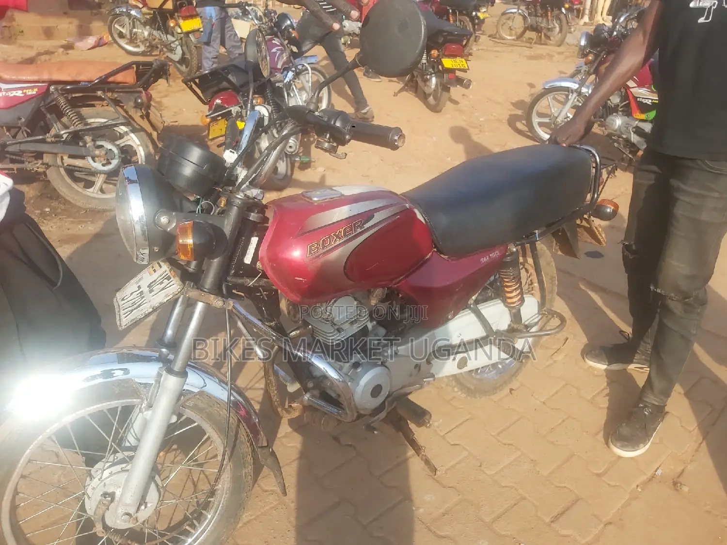 Bajaj Boxer 100 2018 Red