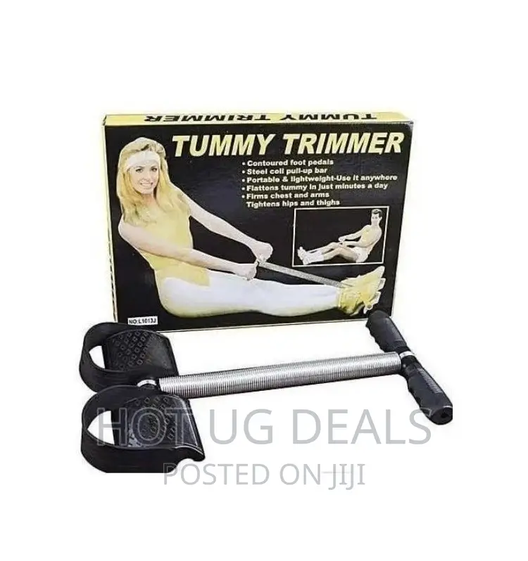 Tummy Trimmer Footoperated Waist Body Toning - Black