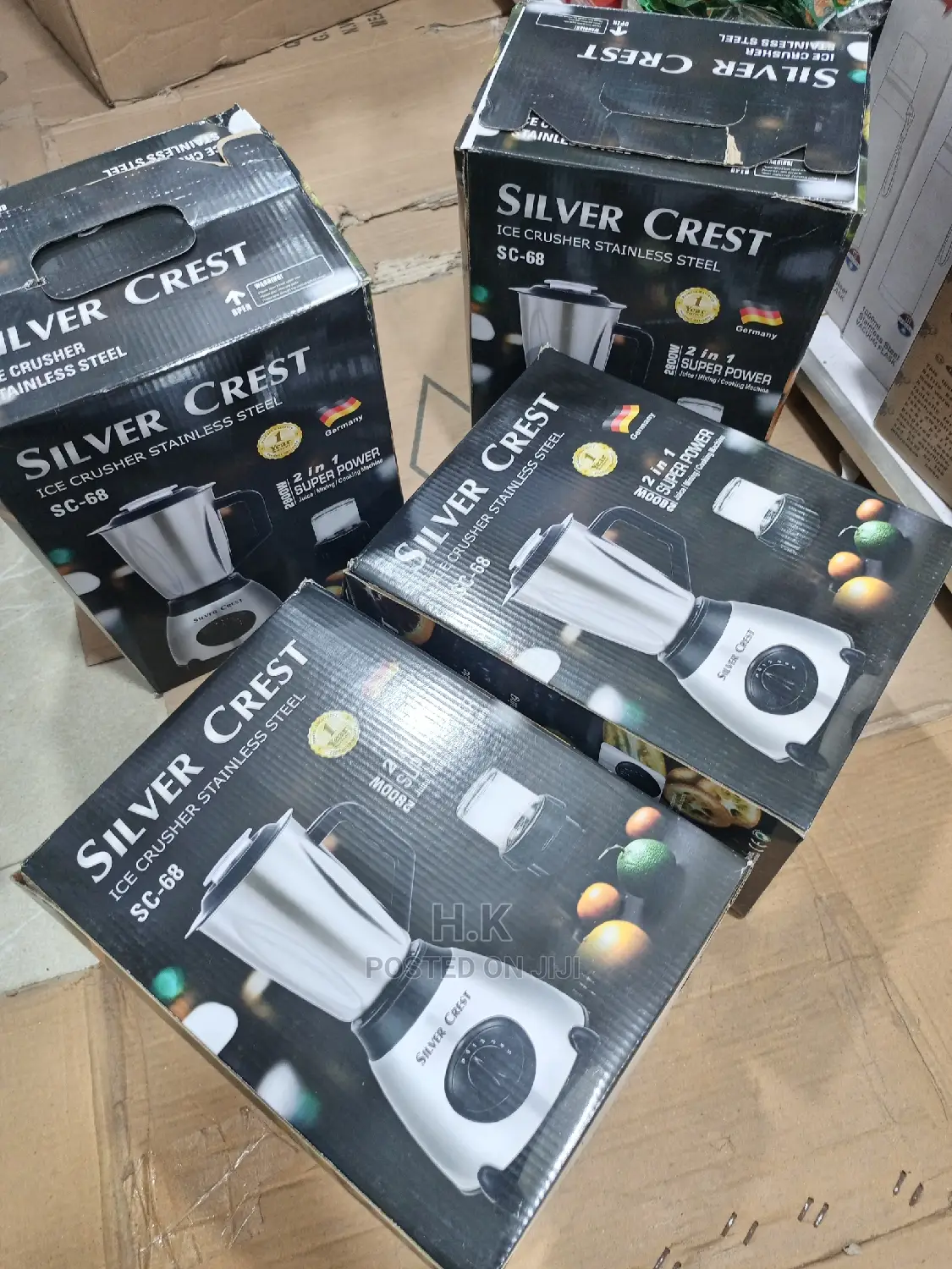 2in 1 Ice Crusher Silver Crest Blender