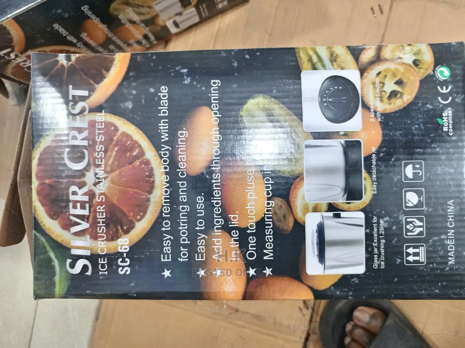 2in 1 Ice Crusher Silver Crest Blender