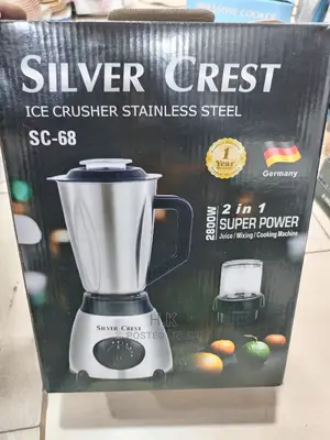2in 1 Ice Crusher Silver Crest Blender