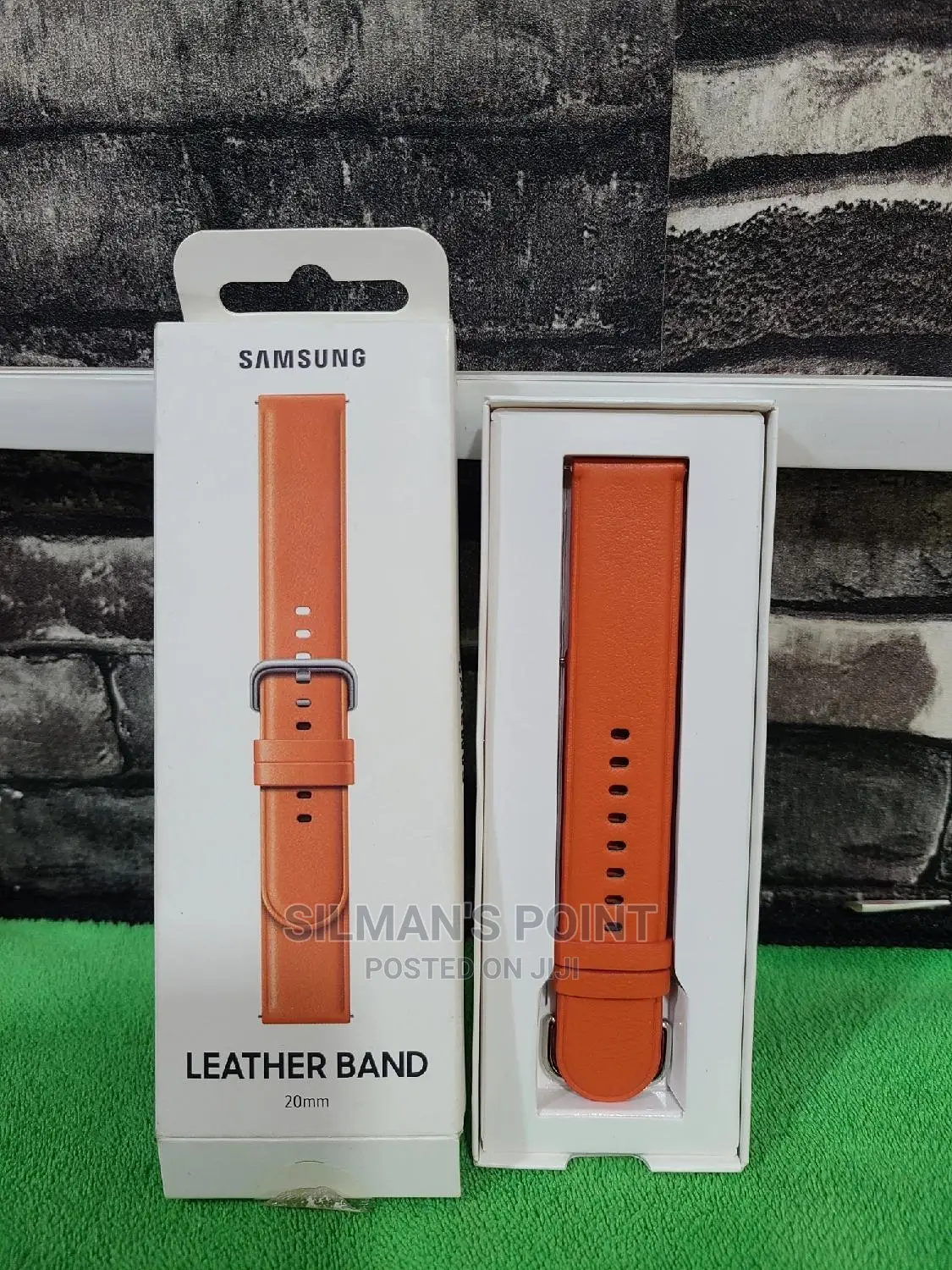 Original Watch Straps Leather 20mm Orange