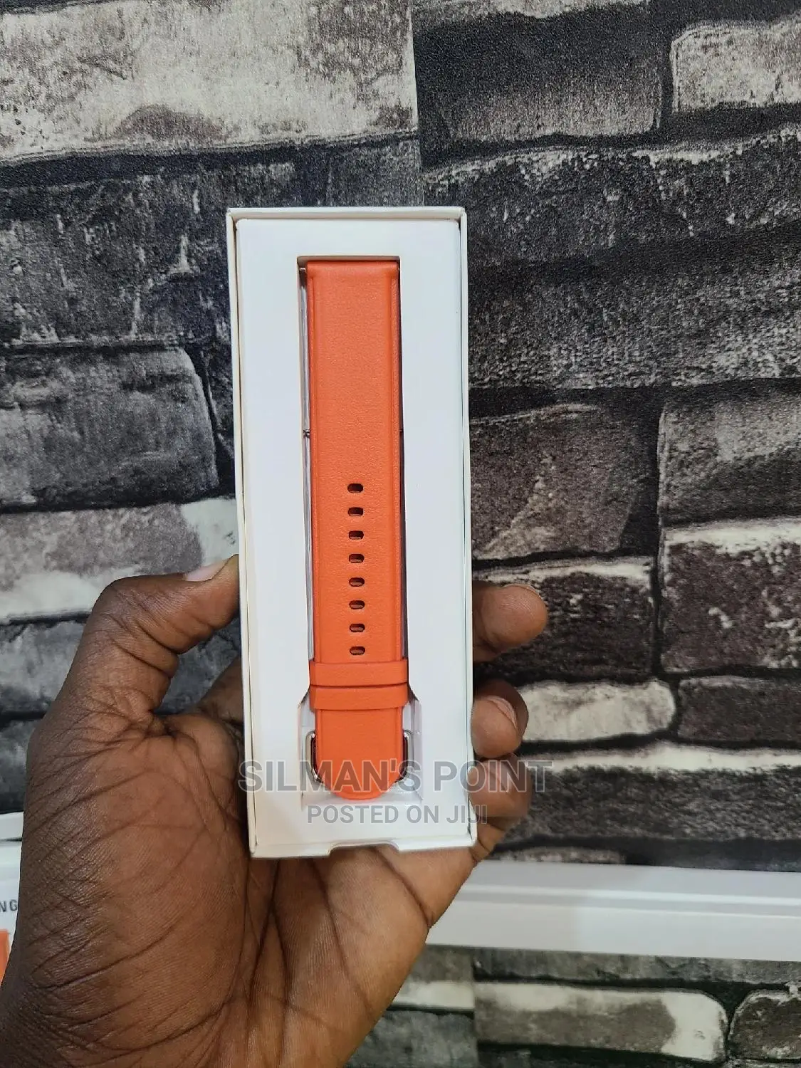 Original Watch Straps Leather 20mm Orange