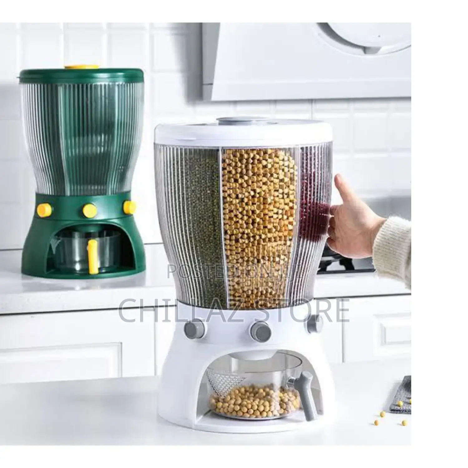 Rotating Food Storage Containers.