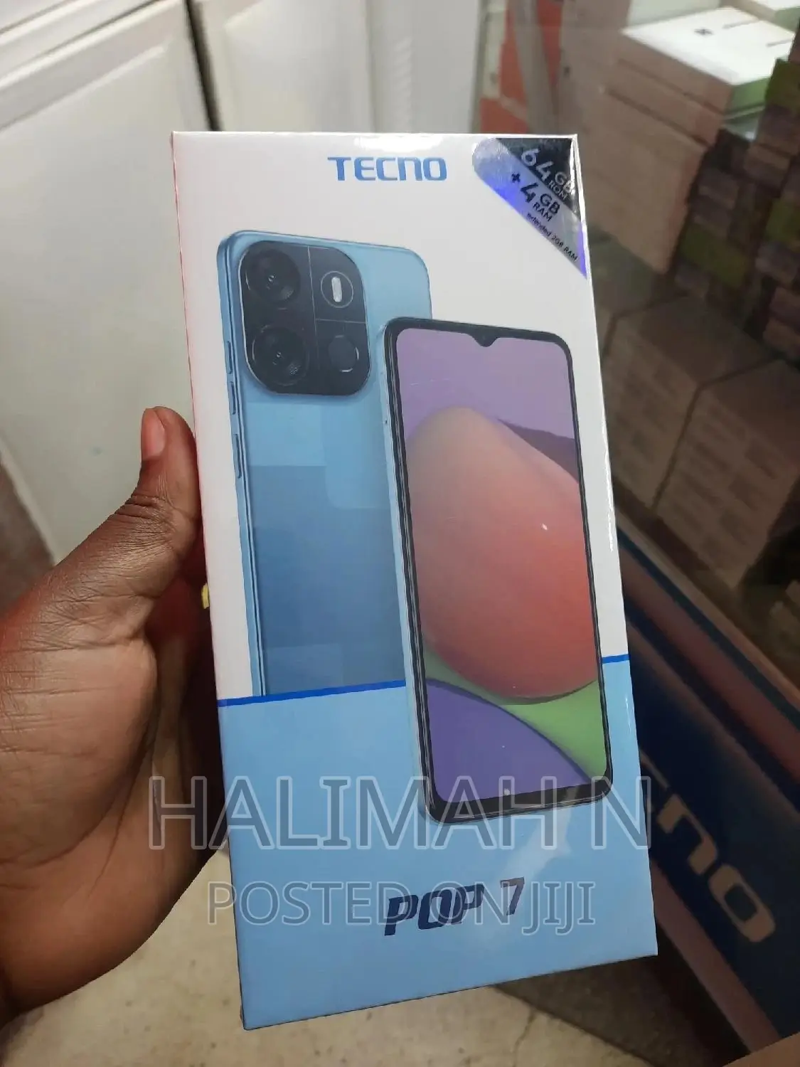 New Tecno Pop 7 64 GB Blue