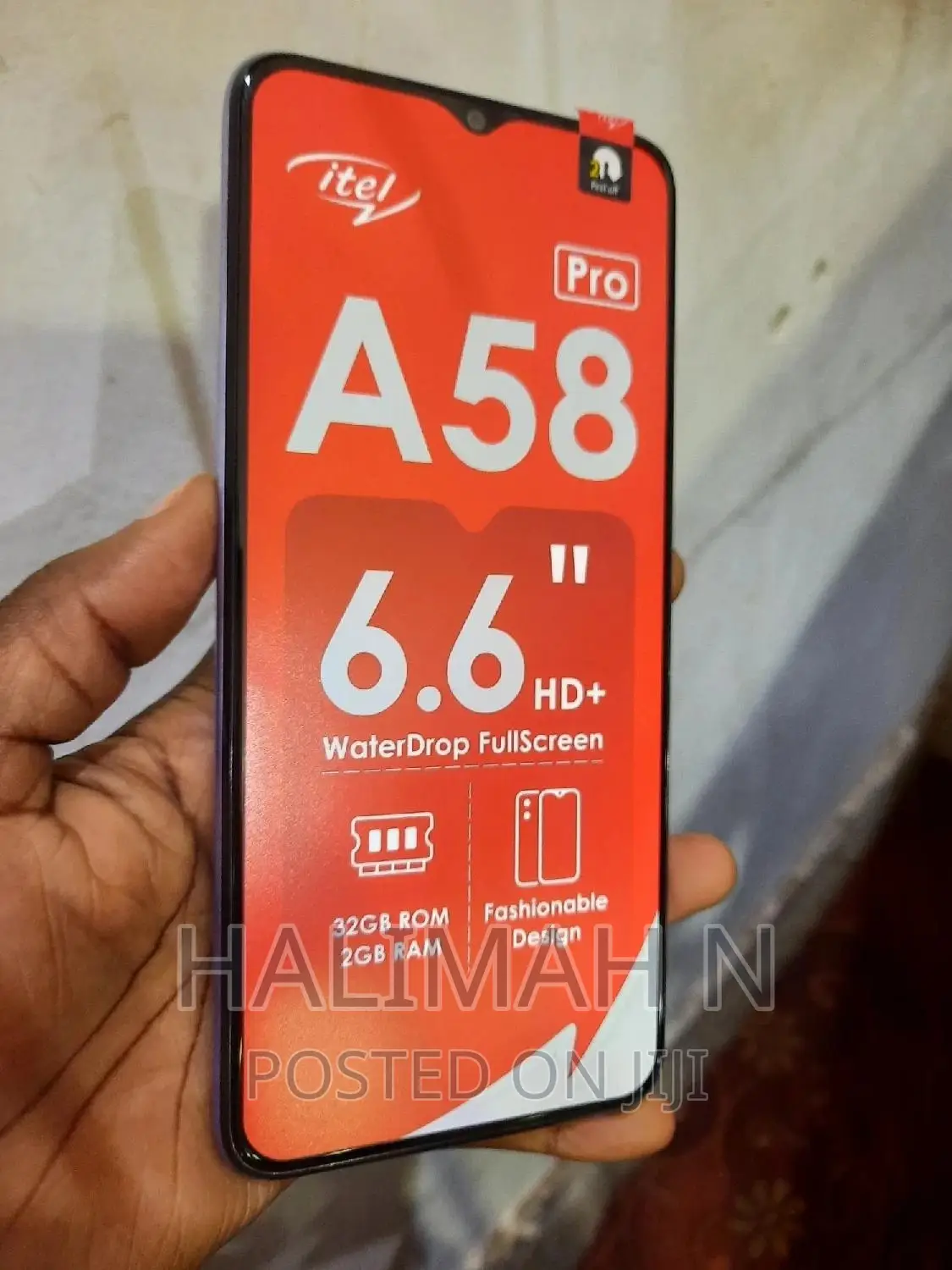 New Itel A58 Pro 32 GB Purple