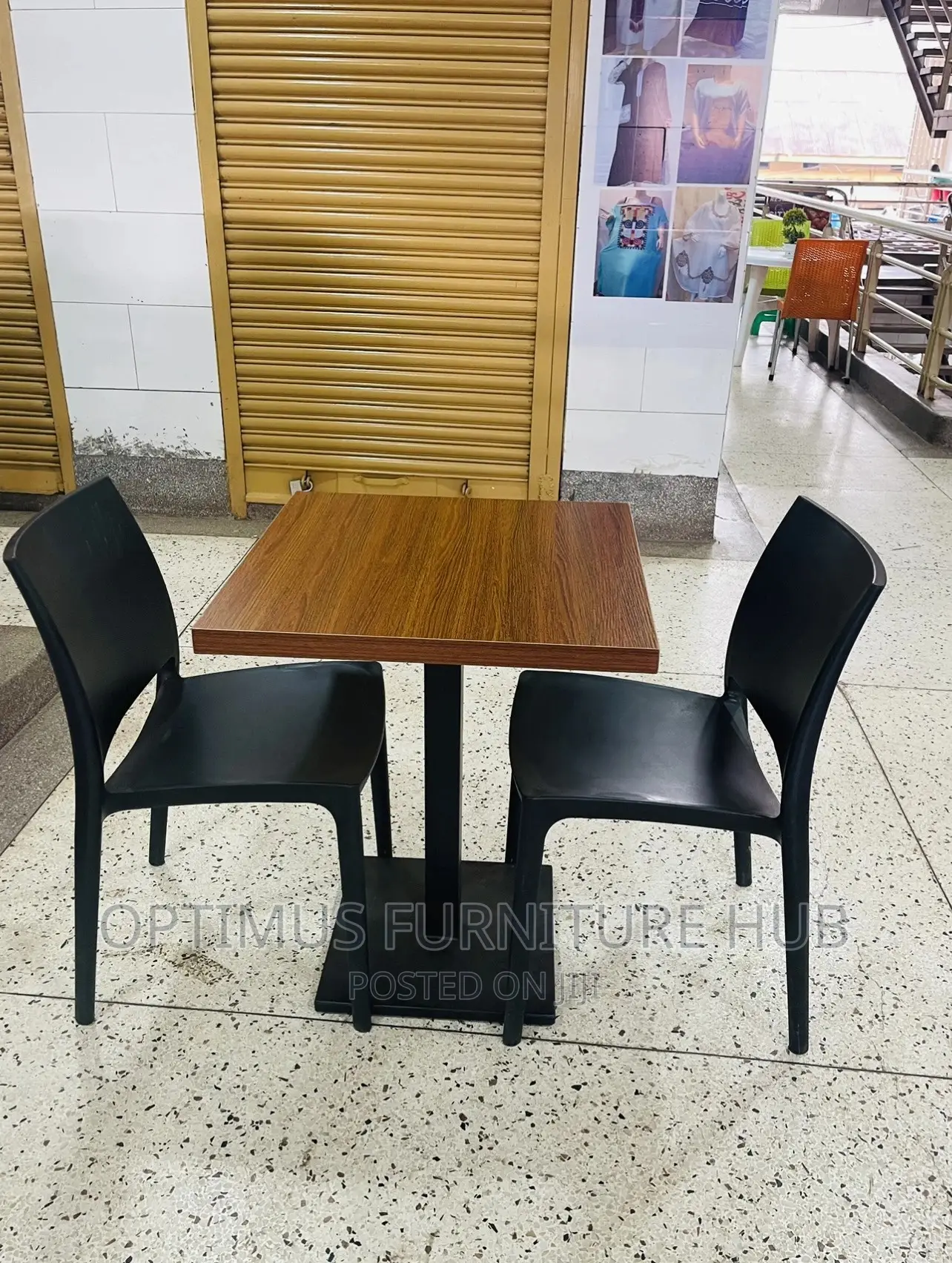 Table and Black Chairs