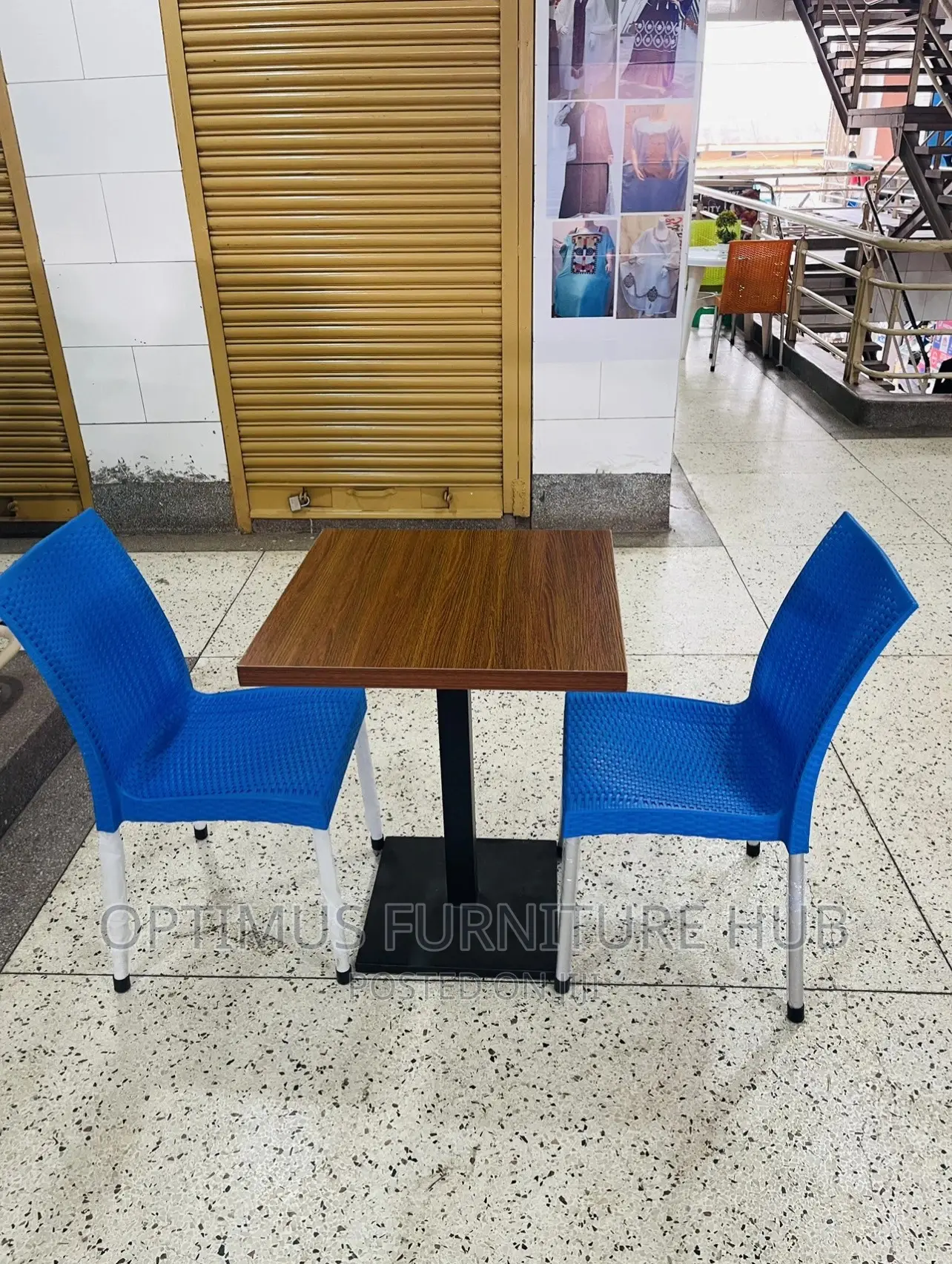 Table and Two Chairs