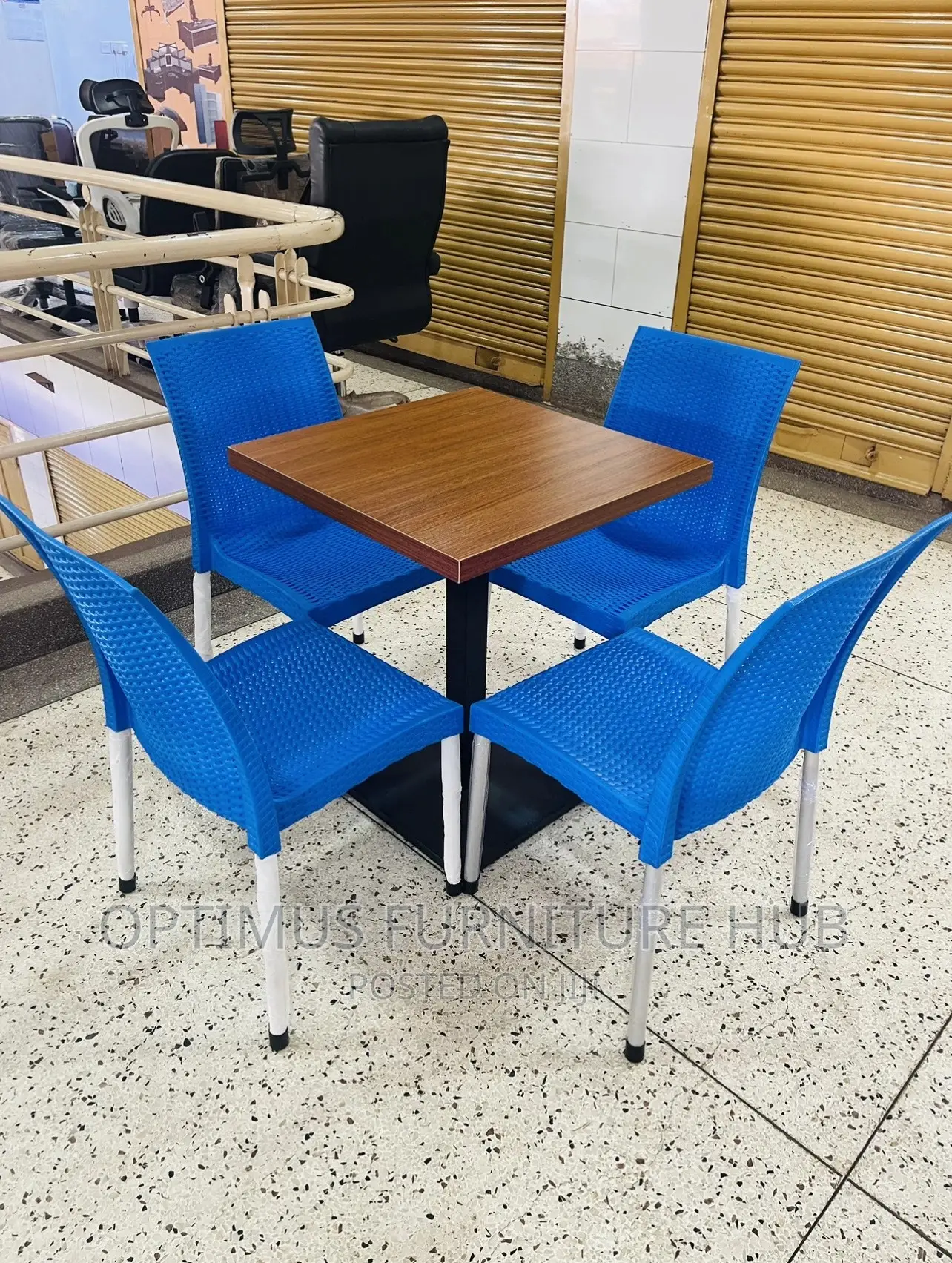 Table and Four Chairs