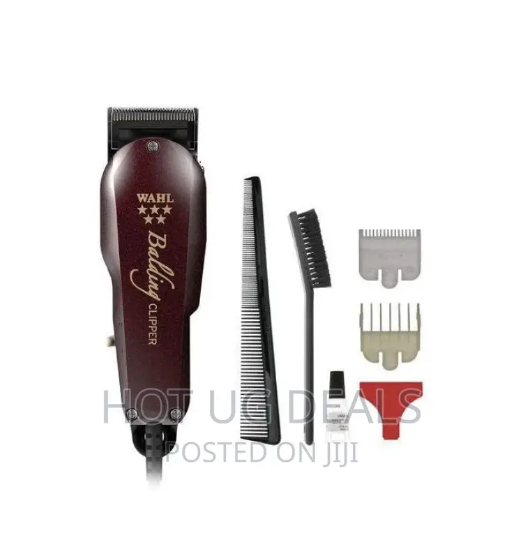 Wahl Balding Corded Clipper Shaver - Maroon