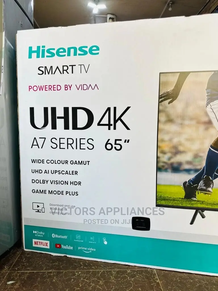Hisense 65inches 4k UHD Digital Smart TV